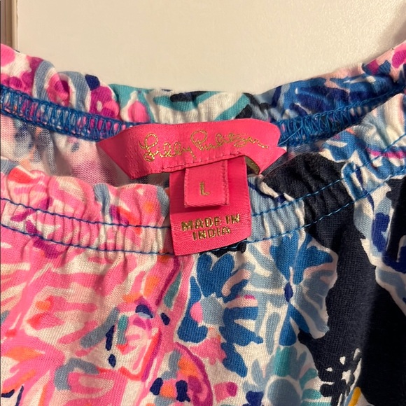 Lilly Pink and Blue Sundress L - Picture 2 of 3